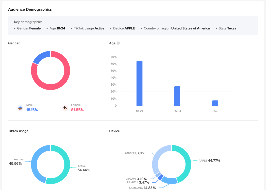 TikTok Audience Demographics