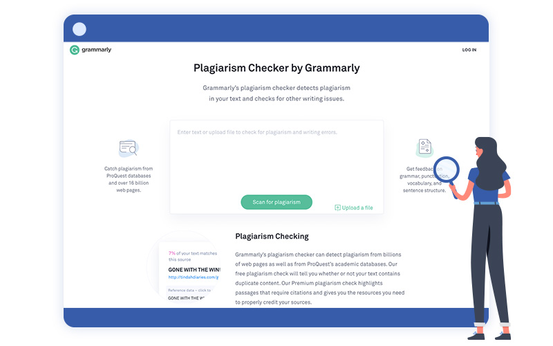 Plagiarism checker