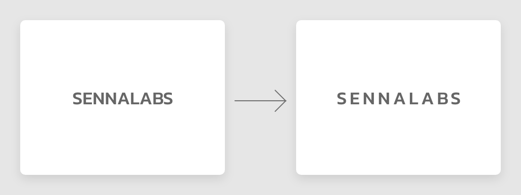 เพิ่มระยะห่างตัวอักษรในตัวพิมพ์ใหญ่ UX/UI