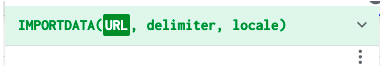 Google Sheet IMPORTDATA