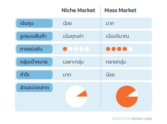 Niche Market and Mass Market